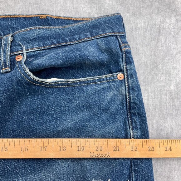 Levis 541 Jeans Men 38W x 32L Blue PC9-18181-0457 Distressed Cotton Stretch - Picture 8 of 14